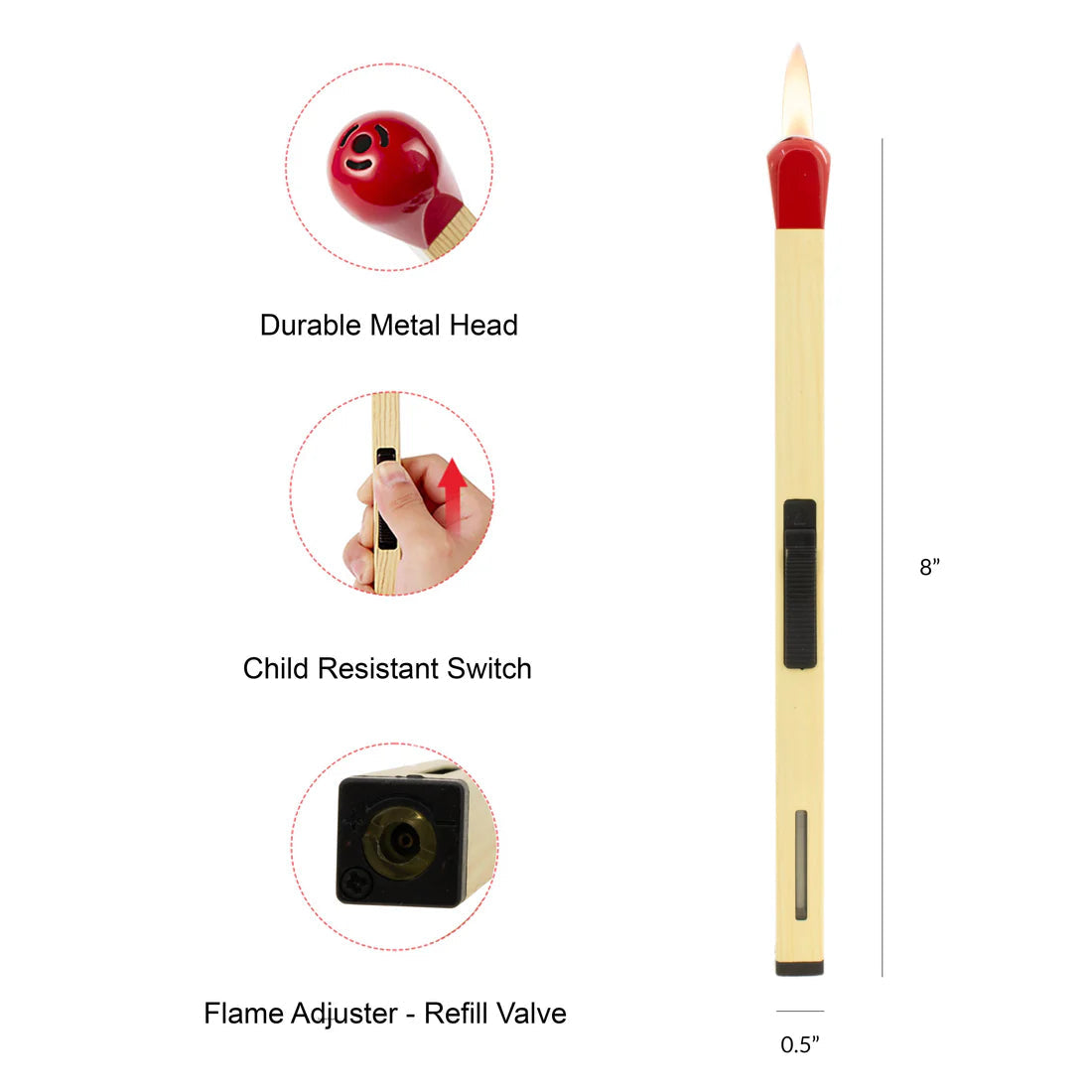 Our Best Selling Refillable Matchstick Lighter