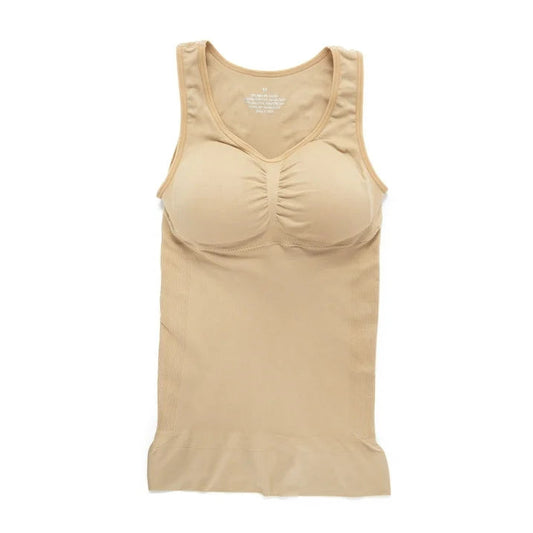Women Tummy Control Camisole With Built In Bra | Breathable & Stretchable