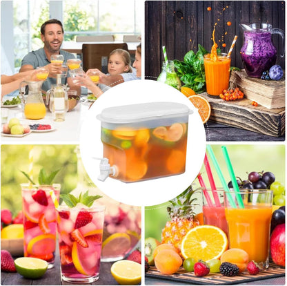 Refrigerator bottle with faucet