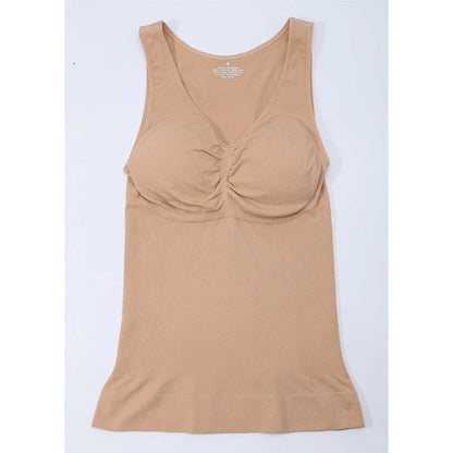 Women Tummy Control Camisole With Built In Bra | Breathable & Stretchable