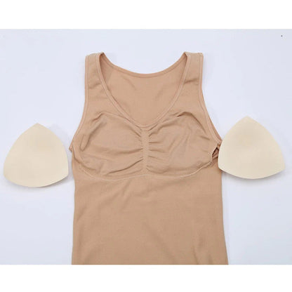 Women Tummy Control Camisole With Built In Bra | Breathable & Stretchable